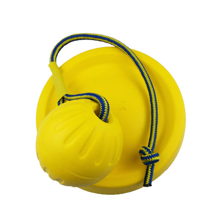 EVA Pet Ball Dog Toy - Interactive Rubber Frisbee & Pull Ring | Petpexi