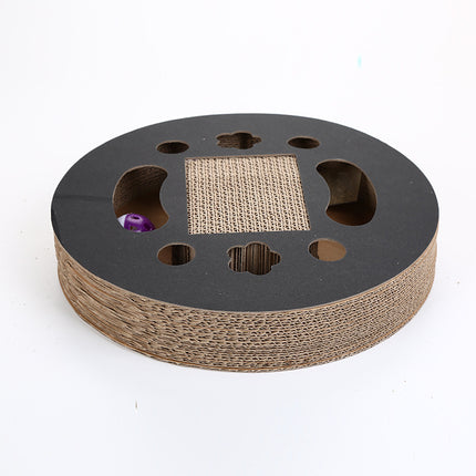 Premium Corrugated Cat Scratch Board with Bell – Durable & Fun | PetPexi