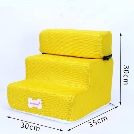 Dog Stairs Pet Climbing Ladder with Breathable Mesh & High-Resilience Sponge | Fast & Free US Shipping | www.petpexi.com