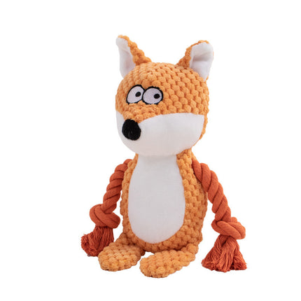 Pet Plush Sound Cotton Rope Toy – Interactive Tug of War & Training Dog Toy | www.petpexi.com