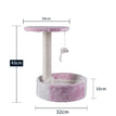 Pink and white disc