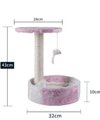 Pink and white disc