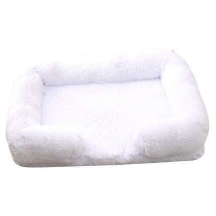 Plush Round Pet Bed for Dogs - Winter Comfort | PetPexi