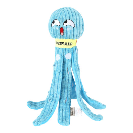 Festive Dog Snuffle Toy Plush Octopus Puzzle - Interactive Chew Toy with Slow Feeder
