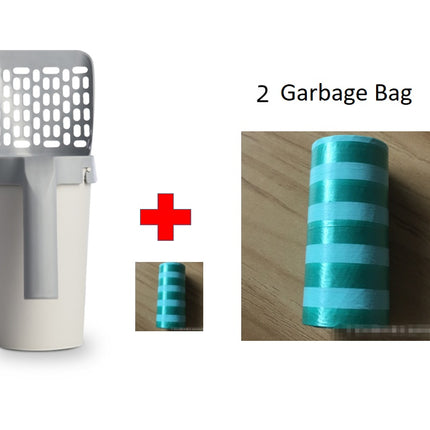 Storage Box Integrated Lazy Cat Litter Shovel Set – Durable & Easy Clean | www.petpexi.com