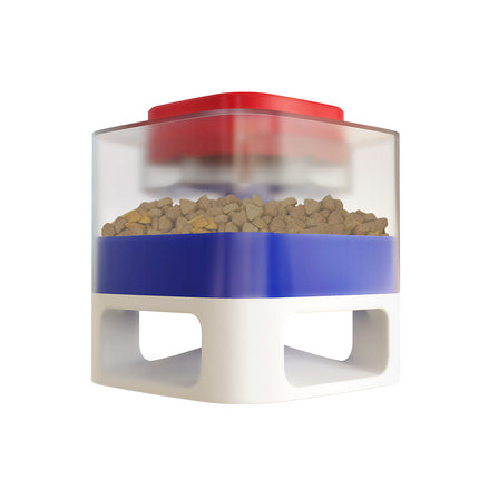 Square Bullet Food Container - Interactive Pet Feeder with Fast, Free USA Shipping