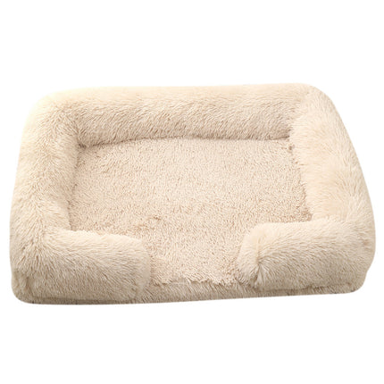 Plush Round Pet Bed for Dogs - Winter Comfort | PetPexi