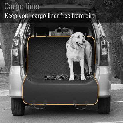 Waterproof Dog Car Seat Kennel Cushion – Rear Seat Protector for All Car Types