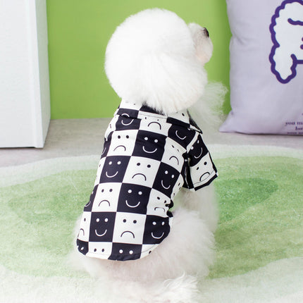 Checkered Dog Shirt – Casual Pet Outfit for Small Dogs & Cats | Petpexi