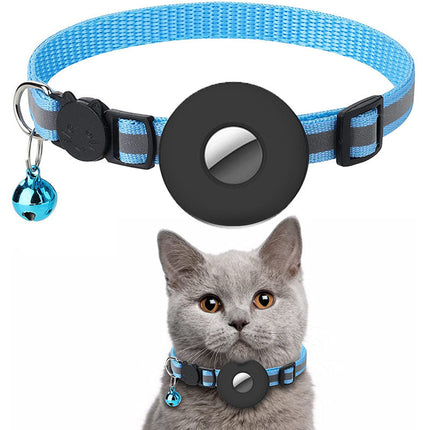 Airtag Pet Collar with Bell – Reflective Adjustable Anti-Lost Collar for Cats & Dogs | www.petpexi.com