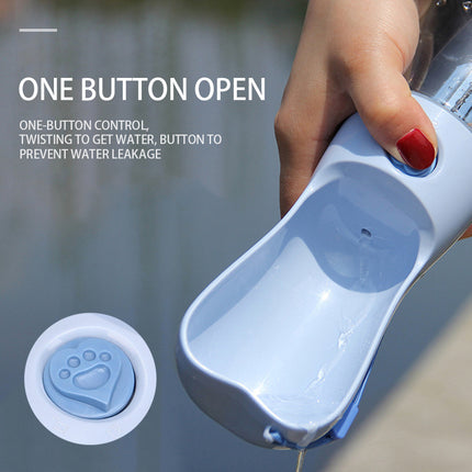 250ml Portable Pet Water Bottle with Filter – Dog & Cat Feeder Cup | Petpexi