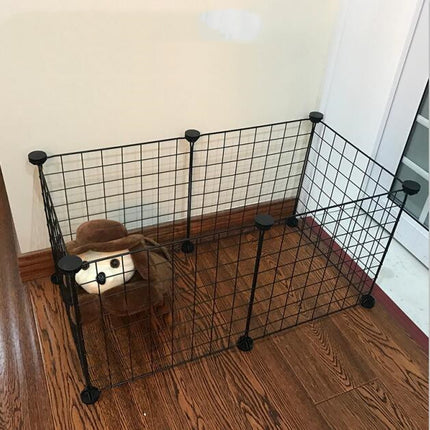 Splicing Teddy Isolation Door Rabbit Cage – Folding Pet Park for All Pets, Iron and Plastic Construction – Fast & Free Shipping from Petpexi