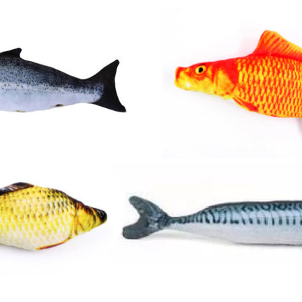 Creative Catnip Fish Plush Toy – Realistic Cat Pillow for Play & Comfort | Petpexi
