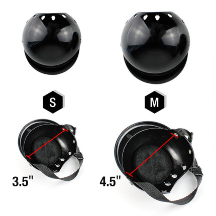 Cool Black ABS Pet Motorcycle Helmet for Dogs and Cats - Free Shipping USA | PetPexi