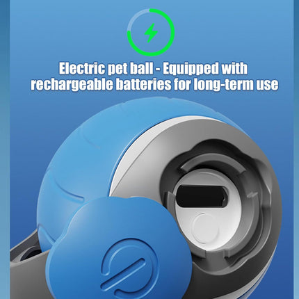 Speedy Tail Interactive Cat Toy – Dual Speed USB Rechargeable Rolling Ball | Petpexi