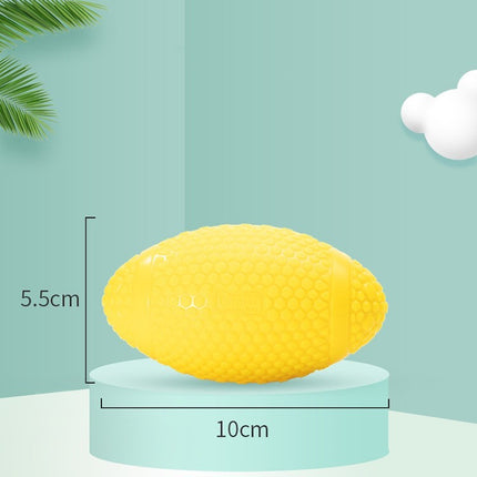 Rugby Tennis Dog Bite Sounding Ball Pet Toy – Durable Interactive Chew – www.petpexi.com