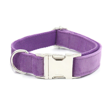 Collar Leash Set with Bow - Adjustable Polyester Dog Leash and Collar - petpexi.com