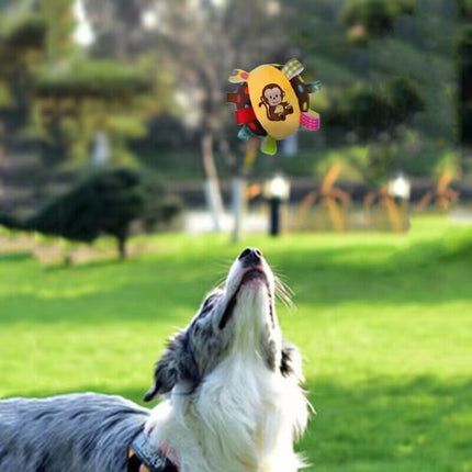 Pet Dog Vocal Plush Toy Ringing Bell Ball - Free Shipping | Petpexi