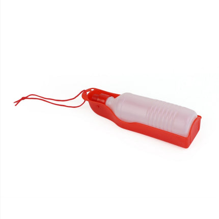 Portable Dog Water Bottle with Built-In Bowl – 500ml Travel Feeder | Petpexi