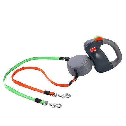Retractable Dual Pet Dog Walking Leash – Durable Nylon, Automatic, Perfect for All Dog Sizes – Fast & Free Shipping at www.petpexi.com