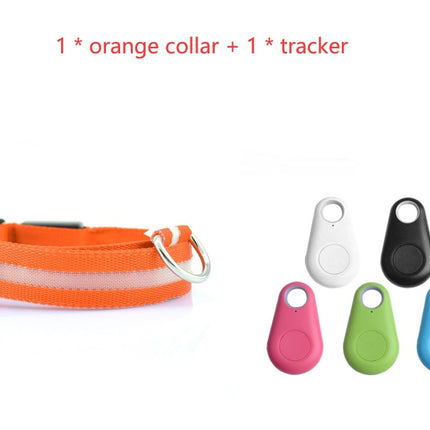 Safety LED Dog Collar with Tracker – Waterproof Light-Up Adjustable Collar | Petpexi