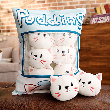 Plush Pillow Toy – Cute Pig, Cat & Dog Plush Cushion | petpexi.com
