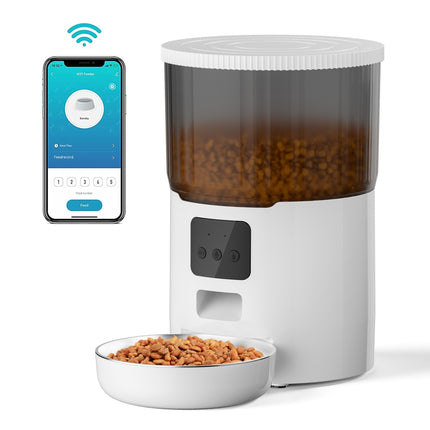 Premium Cat & Dog Smart Automatic Feeder – 4L WiFi Timed Pet Food Dispenser | Petpexi