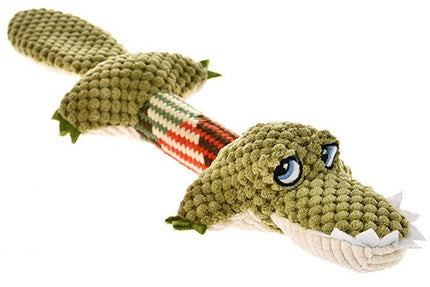 Long-Tailed Fox Calling Toy - High-Quality Plush Alligator Dog Chew Toy | Petpexi
