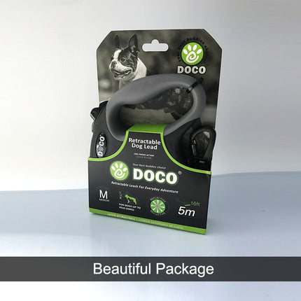 Automatic Retractable Nylon Dog Leash – Scalable 4-5 Meters | Durable & Comfortable