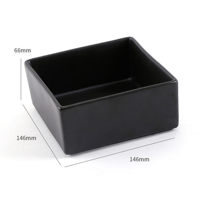 Luxury Ceramic Pet Food Bowl – Elegant Square Dish for Dogs & Cats | Petpexi