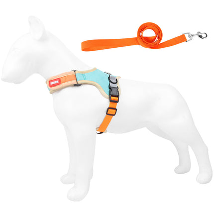 Saddle-Type Reflective Deerskin Dog Harness – Stretchable, Stylish & Durable | Petpexi