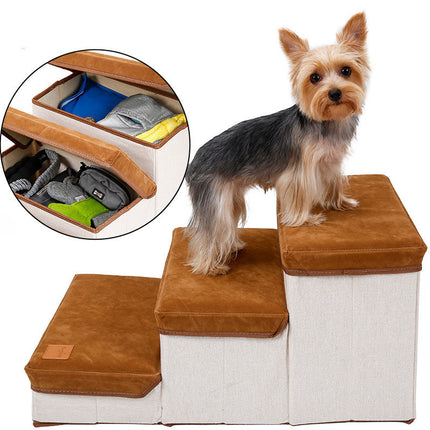 Foldable Storage Pet Dog Stairs – Premium Quality with Fast & Free USA Shipping | www.petpexi.com