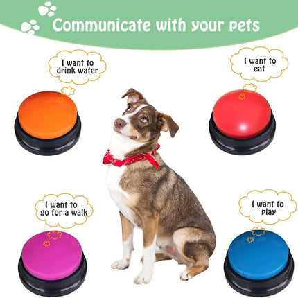 Voice Recording Button for Dogs – 30-Second Training & Communication Buzzer