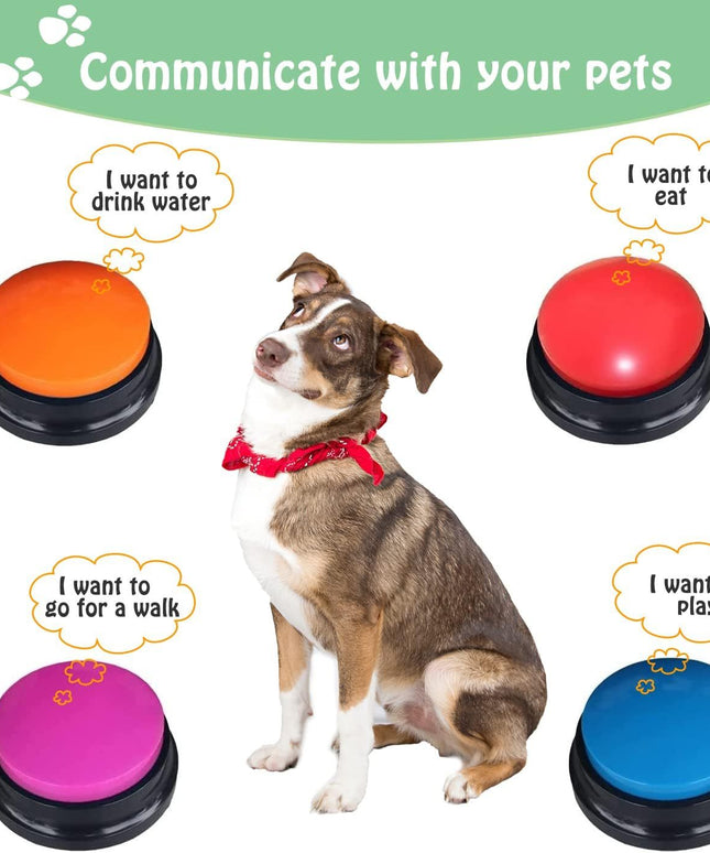 Voice Recording Button for Dogs – 30-Second Training & Communication Buzzer
