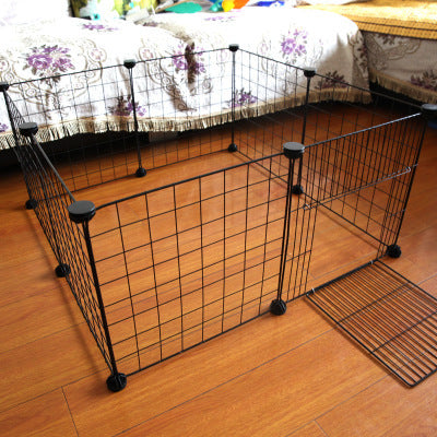 Splicing Teddy Isolation Door Rabbit Cage – Folding Pet Park for All Pets, Iron and Plastic Construction – Fast & Free Shipping from Petpexi