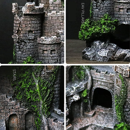 Retro European Style Resin Castle Aquarium Decoration – Model 806 | www.petpexi.com