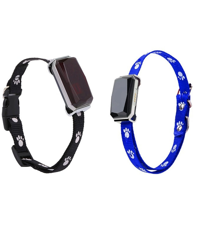 GPS Pet Positioning Collar with LED Screen – Real-time Tracker for Dogs, Adjustable & Multi-Function