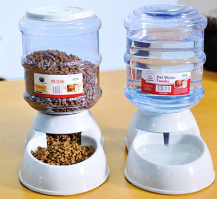 Automatic Pet Feeder & Water Dispenser for Cats & Dogs – Large Capacity, Eco-Friendly Plastic | Fast Free USA Shipping | petpexi.com