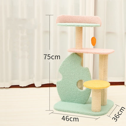 Large Cat Scratching Post – Multi-Level Cat Tower & Play Tree | Petpexi