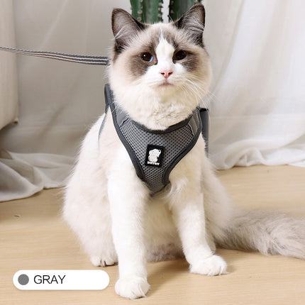 Anti-strike Cat Traction Harness – Sandwich Cat Walker for All Cats | Petpexi