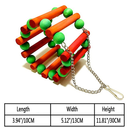 Parrot Nibble Toy – Safe, Fun, and Colorful Bead Bird Toy