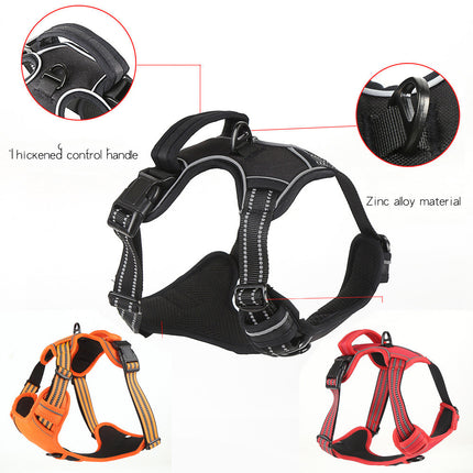 Dog No Pull Breathable Reflective Harness Vest – Comfortable Polyester | Petpexi