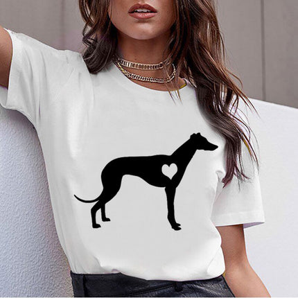 Kawaii Dog Digital Print T-Shirt – Cute Streetwear Tee | PetPexi