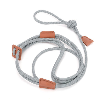 Leash Chest-back Dog Leash - Heavy-Duty Nylon and Cowhide Leash - petpexi.com