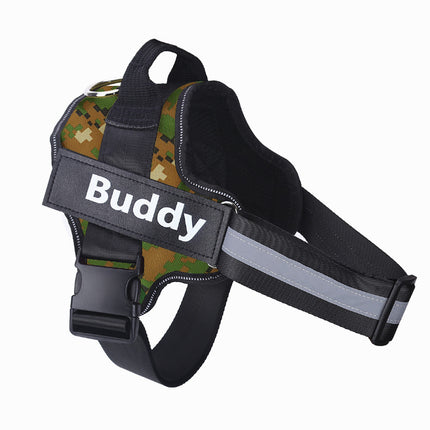 Personalized Dog Harness No Pull Reflective Breathable Adjustable Vest with Custom Patch | Petpexi