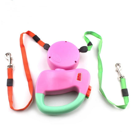 Retractable Dual Pet Dog Walking Leash – Durable Nylon, Automatic, Perfect for All Dog Sizes – Fast & Free Shipping at www.petpexi.com