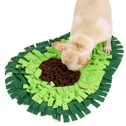 Avocado Dog Sniffing Mat – Interactive Puzzle Toy for Boredom & Training | petpexi.com