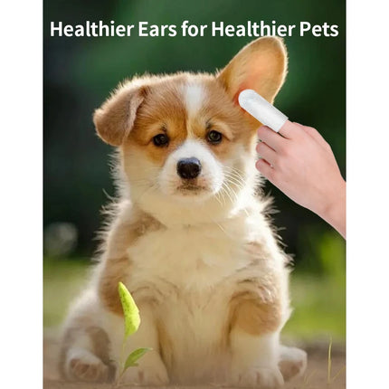 Pet Ear Cleaning Wipes for Dogs & Cats – Gentle, Hypoallergenic & Effective Ear Care | Petpexi