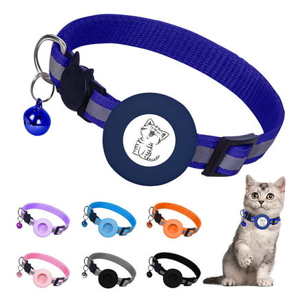 Apple Airtag Tracker Protective Cover with Reflective Bell Collar – Anti-Lost Pet Positioning | www.petpexi.com