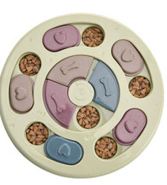 Interactive Dog Puzzle Feeder – Slow Feeding Turntable Toy for IQ Training | petpexi.com